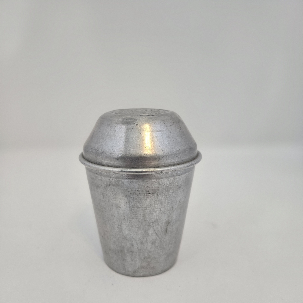 Vintage HEMO Thompson's Double Malted Milk Metal Cup Lid Metal Tin